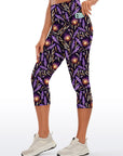 Dry lavender and firefly purple capris
