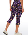 Dry lavender and firefly purple capris