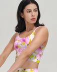 Flower cherry blossom blooming tank tops